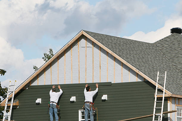 Professional Siding technician working in Annville, PA